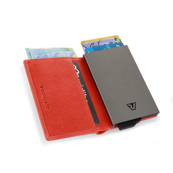 IRON CREDIT CARD HOLDER WITH CASH HOLDER
