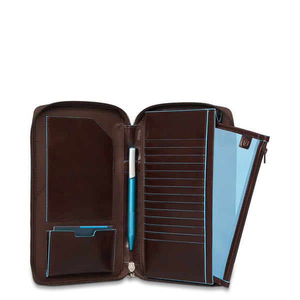 Travel document holder with credit Black Square