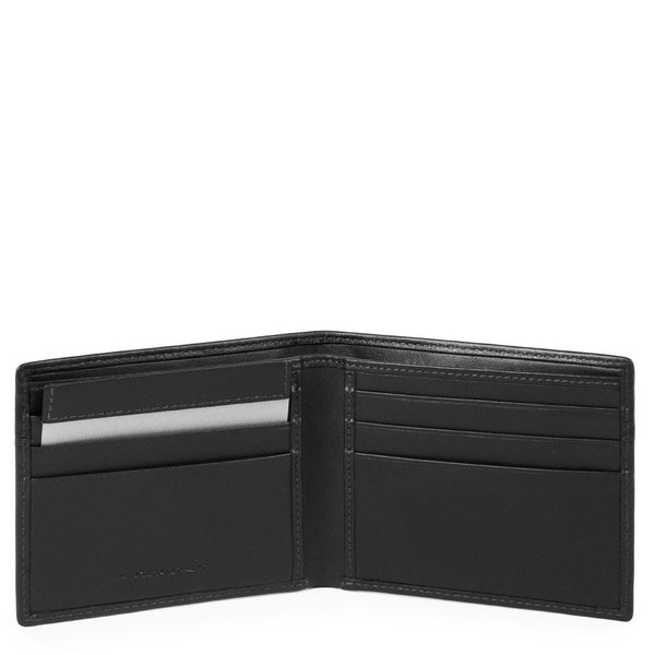 Men’s wallet with removable document facility and RFID anti-fraud protection