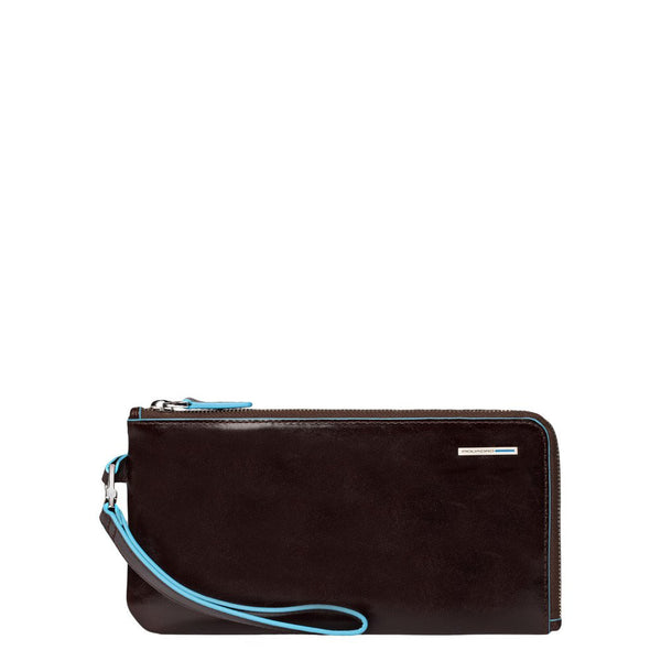 Men's clutch Blue Square