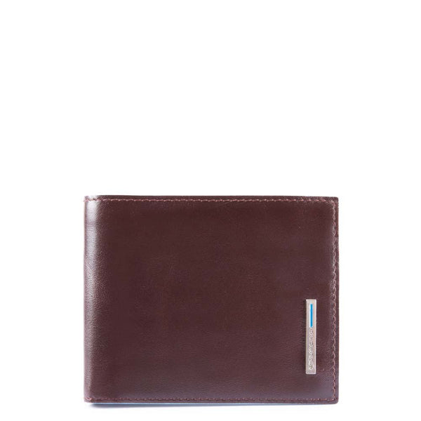 Men’s wallet with coin case, credit card facility Blue Square